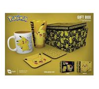 Coffret Cadeau POKEMON PIKACHU - Un Mug, un Verre et deux Dessous de Verre - GB eye