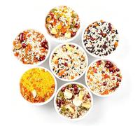 Coffret Cadeau Porridge Aux Céréales Variées Sur 7 Jours, 100g×7 Sachets, 28 Ingrédients Sélectionnés, Saveurs Distinctes, Préparation Facile En 30 Mins (Cuisinière/Rice Cooker)