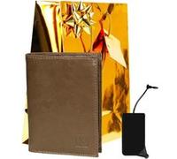 Coffret Cadeau / Portefeuille cuir beige TK263 / PACK Noël, une Fête, un Anniversaire Beige G