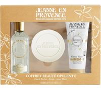 Coffret Cadeau Pour Femme - Jasmin Secret - Eau De Parfum 60 Ml + Crème Mains 75 Ml + Savon Solide 100 Gr - Fabriqué En France À Grasse