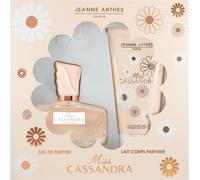 Coffret Cadeau Pour Femme - Miss Cassandra - Eau De Parfum 100 Ml + Lait Pour Le Corps 150 Ml - Parfum Rose Vanille - Fabriqué Et Conditionné En France À Grasse