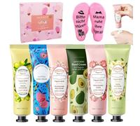 Coffret Cadeau pour Femmes, Mini Creme Main Noel, Chaussettes Fantaisie Rigolotes, Coffret Creme Main Réparatrice, Noel Chaussettes Rigolotes Femme, Chaussettes Humour Coffret Noël pour Femme (A, 2)