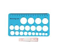 Coffret cadeau pour mamans en silicone et ruban flexible de 1,5 m pour une mesure précise du blindage mamelon post-partum Guide des tailles