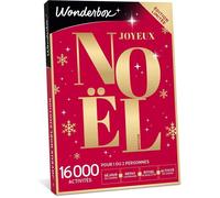 Coffret cadeau pour noel - Joyeux noël émotion - Wonderbox - Box de 16000 expériences variées et inoubliables !