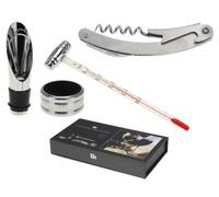 Coffret cadeau pour vin, set de 4 pièces