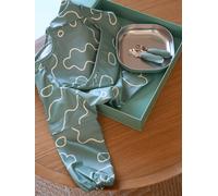 Coffret cadeau premier repas vert sauge TU