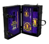 Coffret cadeau - PYRAMID INTERNATIONAL - Mercredi Ravens - Porte-clés - Stylo - Bouteille isotherme