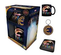 Coffret cadeau - PYRAMID - The Eternals - Mug multicolore - Sous-verre - Porte-clés en caoutchouc