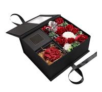 Coffret Cadeau Romantique Avec Roses Pour La Saint-Valentin, Un Mariage, Un Anniversaire