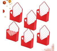 Coffret cadeau romantique - Organiseur de grande capacité 6 pièces, rangement décoratif pour cartes, chocolats, collations, bouquets, cadeaux de fête, ensemble de contenants cadeaux | Anniversaire