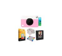 Coffret cadeau rose pour appareil photo instantan? Printomatic, papier Zink, 20 feuilles, ?tui, 7 ensembles d'autocollants, marqueurs, album photo