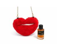 Coffret Cadeau Saint-Valentin Femme - Aisha x Mula Collab Privée Paris - Parfum Eau de Parfum & Sac en Peluche Doux - Idée Cadeau Romantique