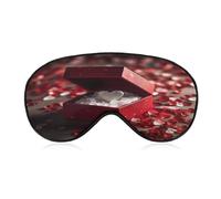Coffret cadeau Saint Valentin Masque de sommeil Coffret cadeau Saint Valentin Masque de sommeil bloquant la lumière, cache-yeux avec sangle réglable Cache-yeux pour le sommeil