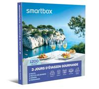 Coffret Cadeau SMARTBOX - 3 jours d'évasion gourmande - 2 nuits avec petits-déjeuners et 2 dîners pour 2 personnes