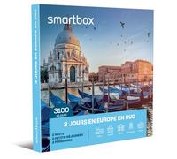 Coffret Cadeau SMARTBOX - 3 jours en Europe en duo - 2 nuits avec petits-déjeuners pour 2 personnes