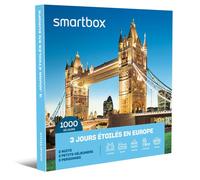 Coffret Cadeau SMARTBOX - 3 jours étoilés en Europe - 2 nuits avec petits-déjeuners pour 2 personnes