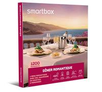 SMARTBOX - Coffret Cadeau Couple - Idée cadeau original - Idéal pour anniversaire : Dîner romantique pour un moment à deux inoubliable