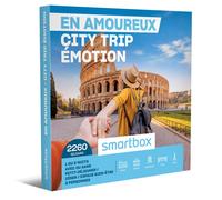 Coffret Cadeau SMARTBOX - En amoureux - City Trip Émotion - 1 ou 2 nuits avec ou sans petit-déjeuner avec ou sans dîner et avec ou