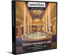 Smartbox - Coffret Cadeau - Escale Massage et Spa - 1 Nuit avec Petit-déjeuner et 1 Soin ou 1 accès à l'espace détente pour 2 Personnes