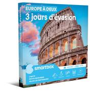 Smartbox - Coffret cadeau 3 jours d'évasion en Europe - Idée cadeau voyage - Deux nuits avec ou sans petits-déjeuners pour 2