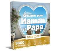 Coffret Cadeau SMARTBOX - Évasion pour maman et papa - 1 séjour ou 1 activité pour 2 personnes
