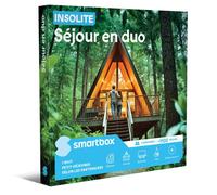 Smartbox - Coffret Cadeau pour Homme ou Femme -Insolite Séjour en Duo - Idée Cadeau Originale - 1 Nuit avec ou sans Petit-déjeuner pour 2 Personnes
