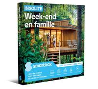 Coffret Cadeau SMARTBOX - Insolite Week-end en famille - 1 nuit avec petit-déjeuner pour 3 à 4 personnes