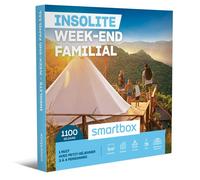 Coffret Cadeau SMARTBOX - Insolite - Week-end familial - 1 nuit avec petit-déjeuner pour 3 ou 4 personnes