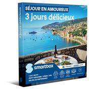 Coffret Cadeau SMARTBOX - Séjour en amoureux 3 jours délicieux - 1 ou 2 nuits nuits avec petit-déjeuner / dîner / spa selon les