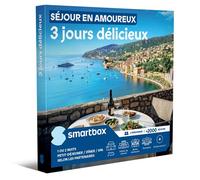 Coffret Cadeau SMARTBOX - Séjour en amoureux 3 jours délicieux - 1 ou 2 nuits nuits avec petit-déjeuner / dîner / spa selon les