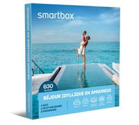 Coffret Cadeau SMARTBOX - Séjour idyllique en amoureux - 1 nuit avec petit-déjeuner pour 2 personnes