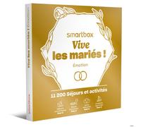 Coffret Cadeau SMARTBOX - Vive les mariés ! Émotion - 1 séjour ou 1 activité romantique pour 2 personnes