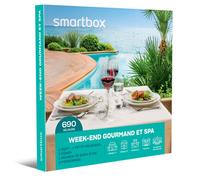 Coffret Cadeau SMARTBOX - Week-end gourmand et spa - 1 nuit avec petit-déjeuner, 1 dîner et 1 séance de bien-être pour 2 personnes