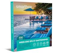 Smartbox - Coffret Cadeau - Week-End Spa et gastronomie - 1 Nuit avec Petit-déjeuner, dîner et Soin ou accès à l'espace Bien-être pour 2 Personnes