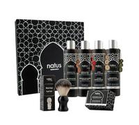 Coffret Cadeau Soin Homme - Huile d’Argan 100% Naturelle du Maroc - Barbe, Corps, Cheveux & Visage - Végan - Tous Types de Cheveux et Peau