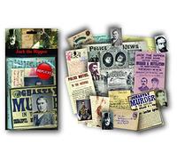Coffret cadeau souvenir Jack The Ripper de The Memorabilia Pack Co. avec 15 répliques d'œuvres d'art pour Teen et Adult, nécessite pas de piles, jeu de collection, Crime, 1 joueur, Manuel