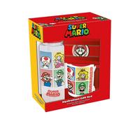 Coffret Cadeau Super Mario - Mug + Bouteille + Aimant