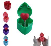 Coffret cadeau surprise imprimé en 3D - Cœur pop-up avec rose à l'intérieur, cadeau original pour la Saint-Valentin ou un anniversaire, souvenir romantique et décoration