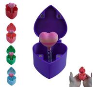 Coffret cadeau surprise imprimé en 3D - Cœur pop-up avec rose à l'intérieur, cadeau original pour la Saint-Valentin ou un anniversaire, souvenir romantique et décoration