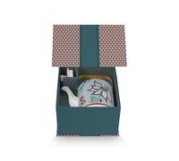 Coffret Cadeau Théière Oriental Flower Festival Bleu - 1L Pip Studio