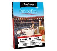 Tick&Box - Coffret Cadeau - Parc PUY du Fou - Parc à thème - 2 journées pour 2 Adultes et 1 Nuit à l’hôtel Villa Gallo Romaine & accès au Spectacle Les Noces de Feu - Idée Cadeau Couple Original