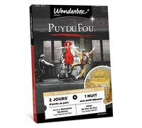 Tick&Box - Coffret Cadeau - Parc PUY du Fou - Parc à thème - Entrées 2 journée pour 2 Adultes et 1 Nuit à l’hôtel Grand Siècle & accès au Spectacle Nocturne Les Noces de Feu