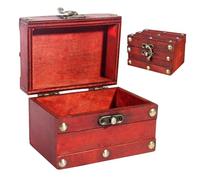 Coffret Cadeau Vide en Bois, Idée Cadeau Originale et Drôle - Cadeau Anniversaire Humoristique pour Homme et Femme, Cadeau Noël 12 x 8 x 8 cm (LxPxH)