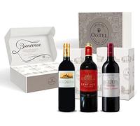 Coffret Cadeau - Vin Rouge - Coffret Découverte Crus Bourgeois Exceptionnels - Château d'Agassac - Château Lestage - Château Lilian Ladouys - 3x75cl