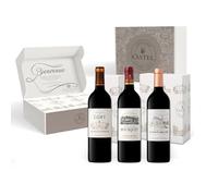 Coffret Cadeau - Vin Rouge - Médaillés d'Or - Château du Lort - Château Bousquet - château Latour Camblane - 3x75cl