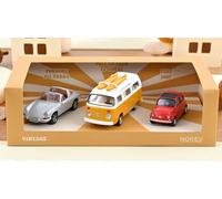 Norev Set de 3 véhicules miniatures Vintage – 911 Targa – Échelle 1/43 – Métal monté