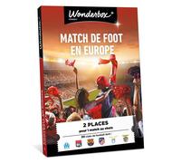 Wonderbox Connect - Coffret Cadeau - Match de Foot en Europe - 2 places pour 1 match au choix - 50 clubs de Football - Équipe de France, Olympique Lyonnais, FC Barcelone, AC Milan… - Validité 27 mois
