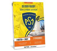 Wonderbox Connect - Coffret Cadeau - ASM Clermont Séjour - 2 places pour 1 match au choix - 1 nuit pour 2 dans un hôtel à Clermont-Ferrand - Validité 27 mois