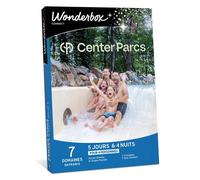 Wonderbox Connect - Coffret Cadeau - Center Parcs - 5 Jours et 4 Nuits pour 4 Personnes - Accès illimité à l'Aqua Mundo, Cottages Tout Confort - Court séjour en Famille - Validité 27 Mois