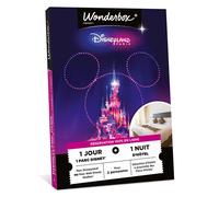 Wonderbox Connect - Coffret Cadeau - Disneyland Paris Séjour 1 Jour / 1 Parcs - 2 entrées pour 1 jour + 1 nuit - Parc Disneyland® ou Walt Disney Studios® - Parc à thème - Validité 27 mois